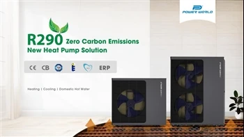 Pompa di calore inverter Full DC R290 di Power World