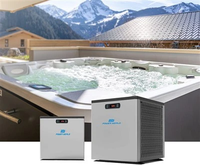 Mini pompa di calore per piscina inverter